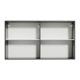 Gabinete Superior 120 cm 2 Puertas Reims Negro