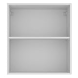 Gabinete Superior 60 cm 1 Puerta Glamy Blanco/Negro