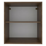 Gabinete Superior 60 cm 1 Puerta Glamy Marrón/Negro