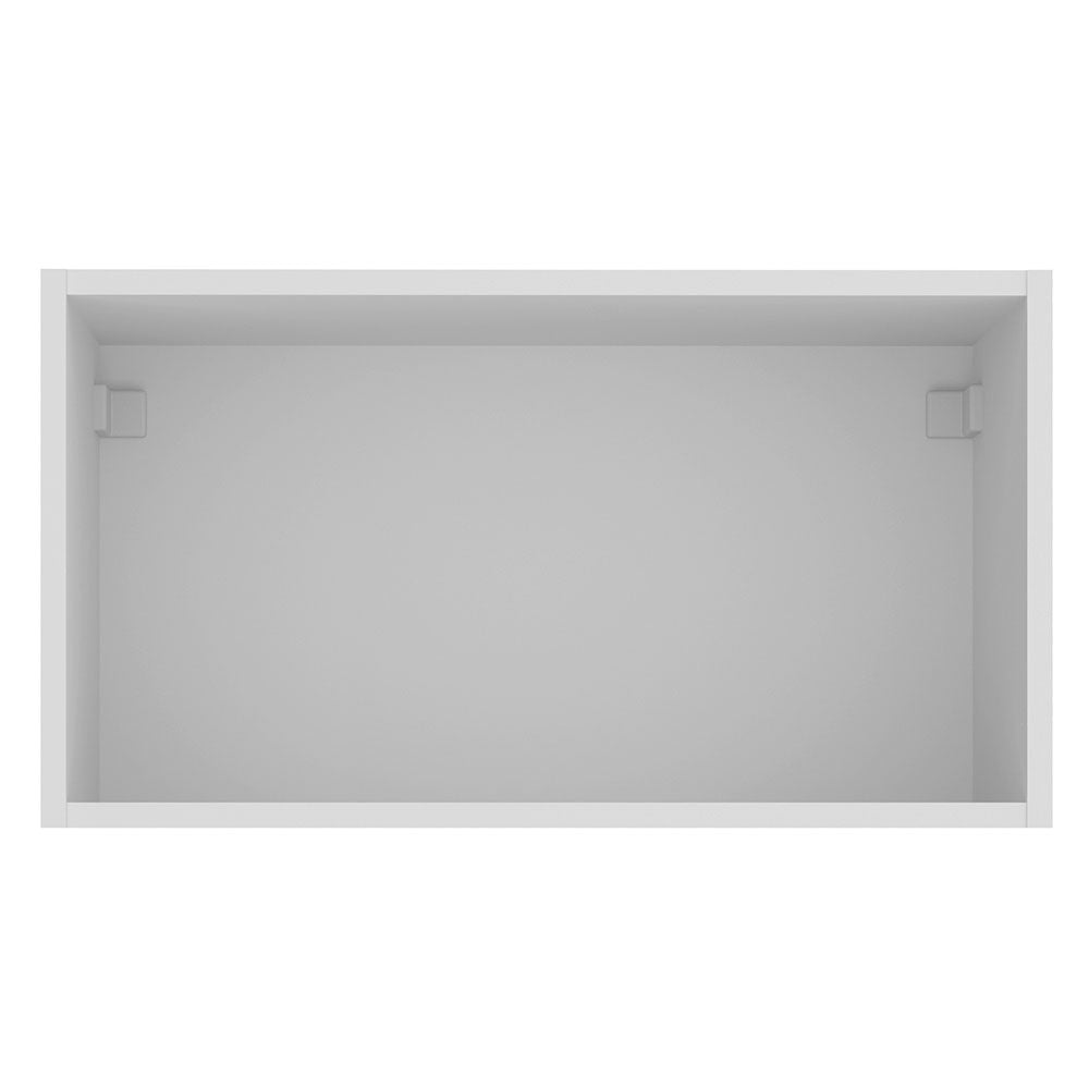 Gabinete Superior 60 cm 1 Puerta Abatible Glamy Blanco/Negro