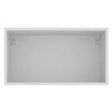 Gabinete Superior 60 cm 1 Puerta Abatible Glamy Blanco/Negro