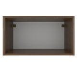 Gabinete Superior 60 cm 1 Puerta Abatible Glamy Marrón/Negro