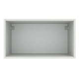 Gabinete Superior 60 cm 1 Puerta Abatible Agata Blanco/Gris