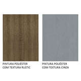 Cocina Integral 120cm Marrón/Gris Easy