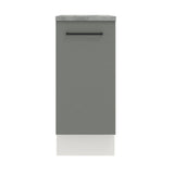 Gabinete Bajo 35 cm 1 Puerta Agata Blanco/Gris
