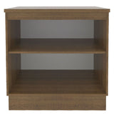 Gabinete Bajo 80 cm 2 Puertas Glamy Marrón/Negro