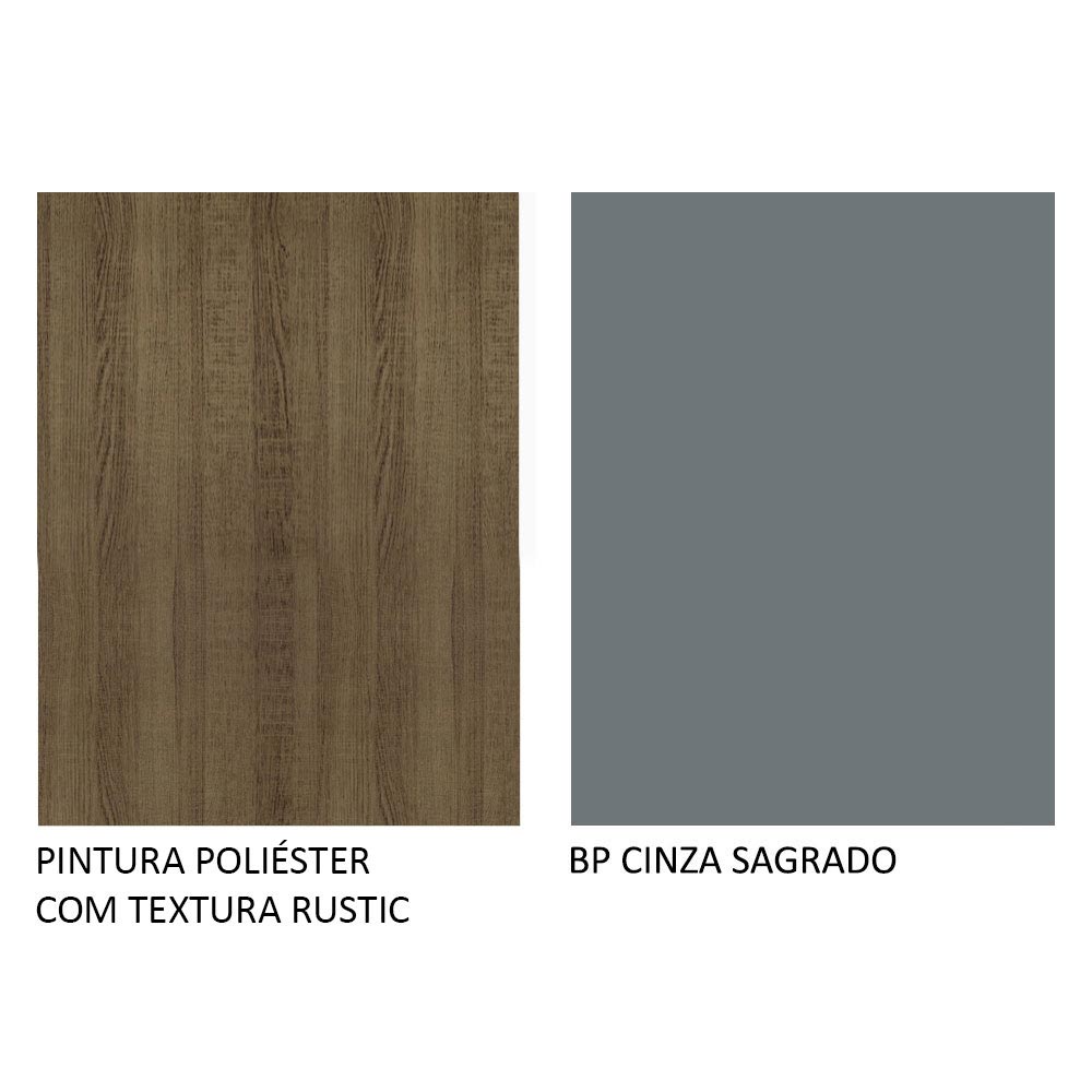 Cocina Compacta 120cm Marrón/Gris Agata 02