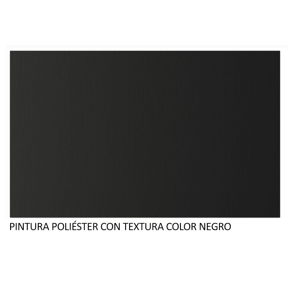 Mueble de Cocina para Lavadero 2 Puertas y 1 Cajón Negro Reims