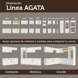 Mueble de Cocina Integral de Esquina Agata 399 cm 02