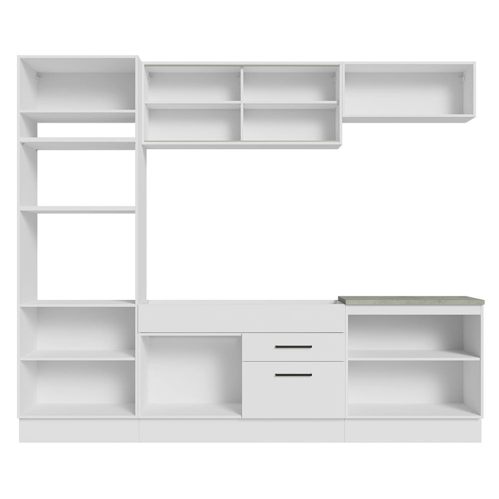 Cocina Integral 270cm Blanco Agata 03