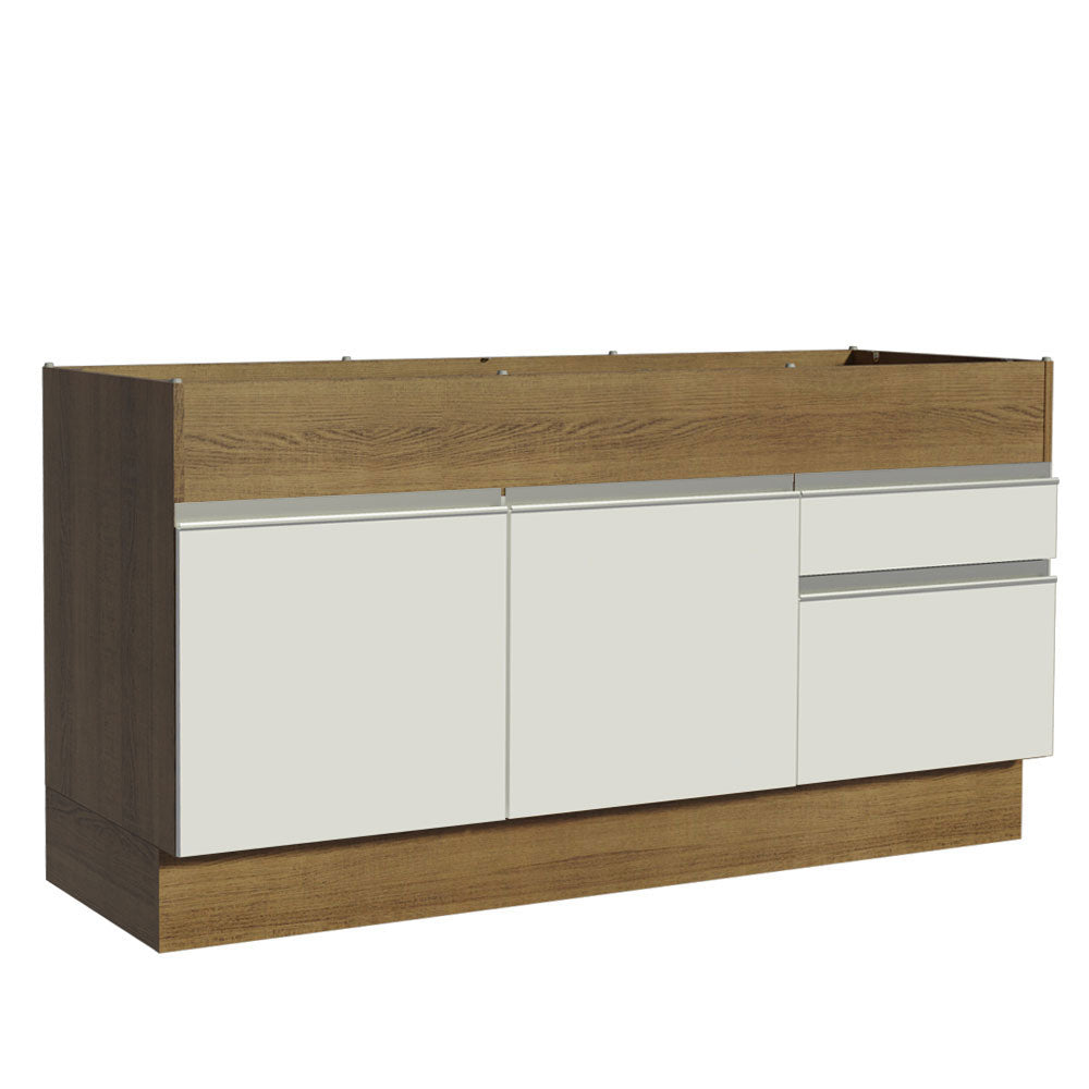 Mueble de Cocina Glamy 150 cm - Mostrador para Lavadero