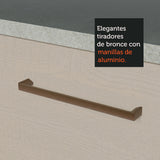 Gabinete Superior 70 cm 1 Puerta Abatible Agata Blanco/Crema Agata