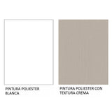 Mueble de Cocina Puerta-Refrigerador 1 Puerta Basculante Blanco/Crema Agata Madesa