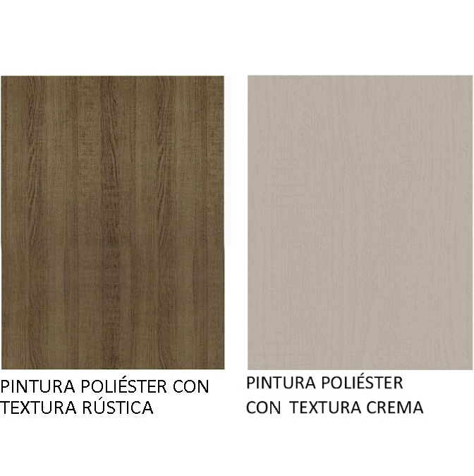Mueble de Cocina para Horno 60 cm 1 Puerta y 3 Cajones Marrón/Crema Agata