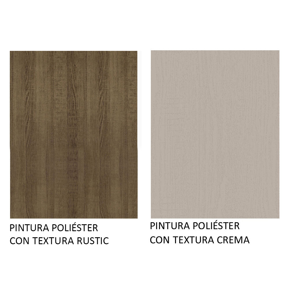 Mueble de Cocina Compacto 120cm Marron/Crema Life Madesa