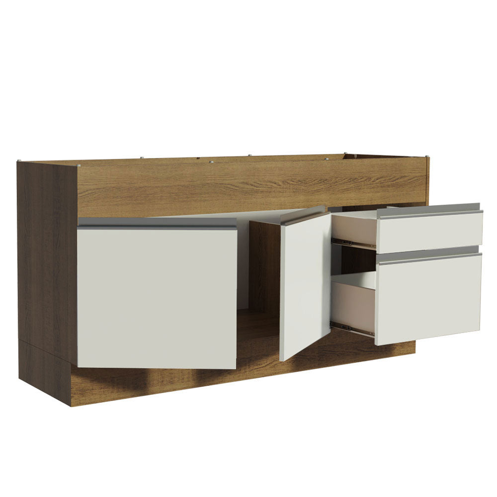 Mueble de Cocina Glamy 150 cm - Mostrador para Lavadero