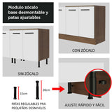 Mueble de Cocina Agata - Torre para Hornos 60 cm