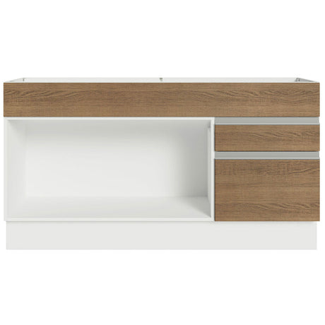 Mostrador Madesa Glamy 150 cm (Sin Encimera y Fregadero)