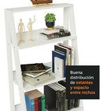 Mueble Biblioteca Librero Madesa Con 4 Niveles