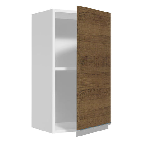 Alacena Madesa Glamy 35 cm 1 Puerta Blanco/Marrón