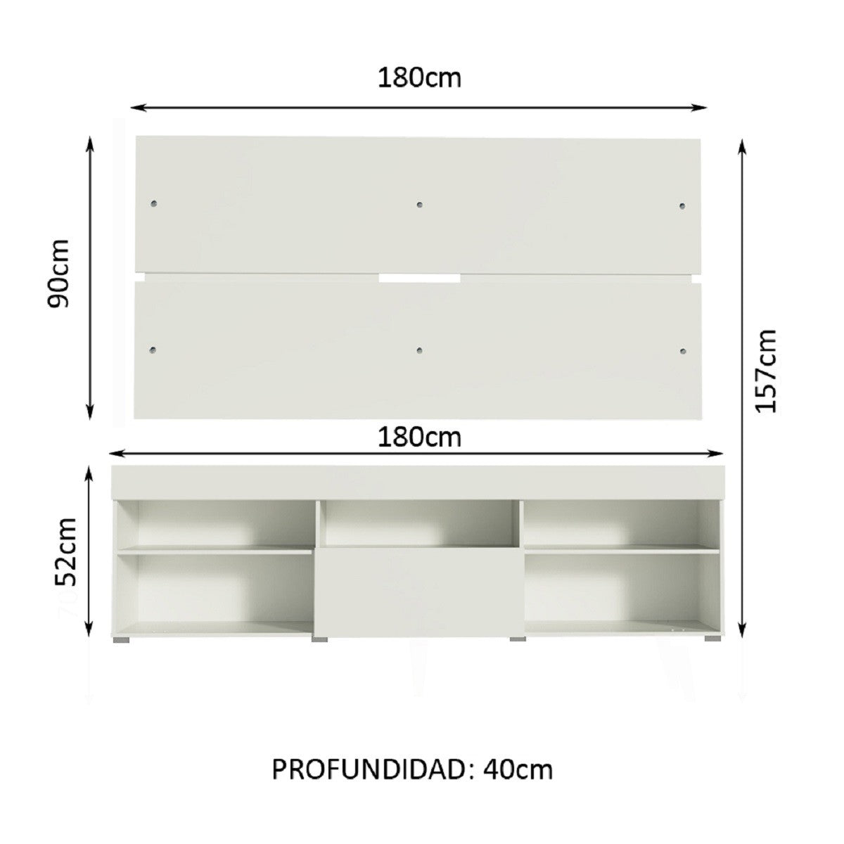 Centro De Entretenimiento Madesa Miami Hasta 65''