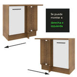 Mueble de Cocina Glamy - Mostrador de Esquina 1 Puerta