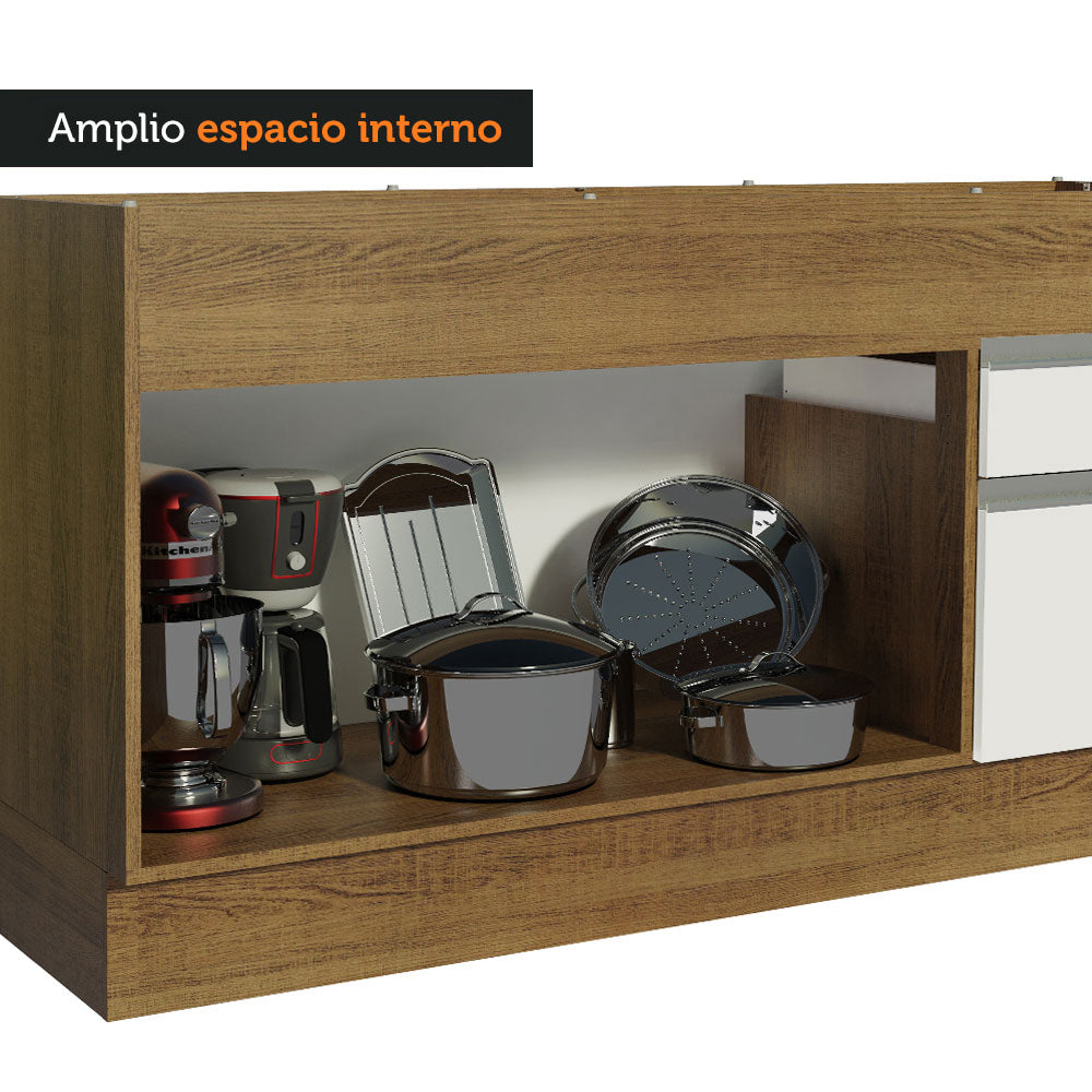 Mueble de Cocina Glamy 150 cm - Mostrador para Lavadero