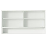 Alacena Madesa Glamy 2 Puertas Corredizas de Vidrio y 1 Nicho Blanco