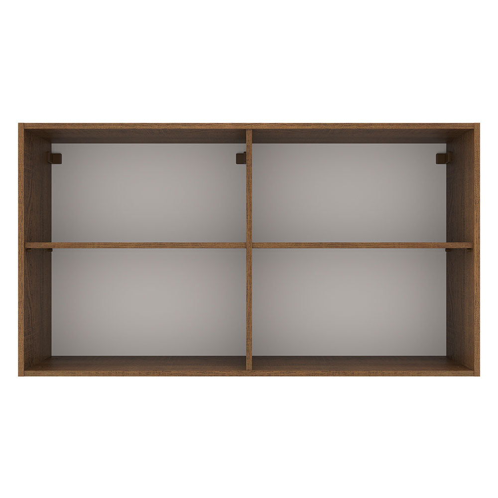 Gabinete Superior Multiuso Garaje 120cm Marrón/Blanco