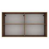Gabinete Superior Multiuso Garaje 120cm Marrón/Blanco