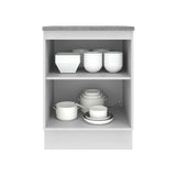 Mueble de Cocina 60 cm 1 Puerta Blanco Agata Madesa