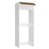 Mueble de Cocina Puerta-Refrigerador Madesa Glamy 1 Puerta Basculante Blanco/Marrón