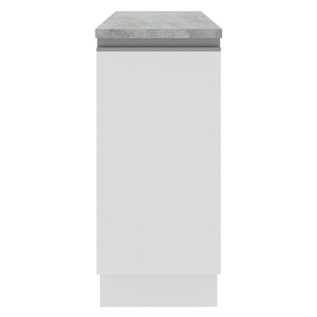 Mueble de Cocina Madesa Glamy 35 cm 1 Puerta Blanco