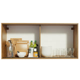 Alacena Madesa Emilly 2 Puertas Correderas Cristal Reflejo