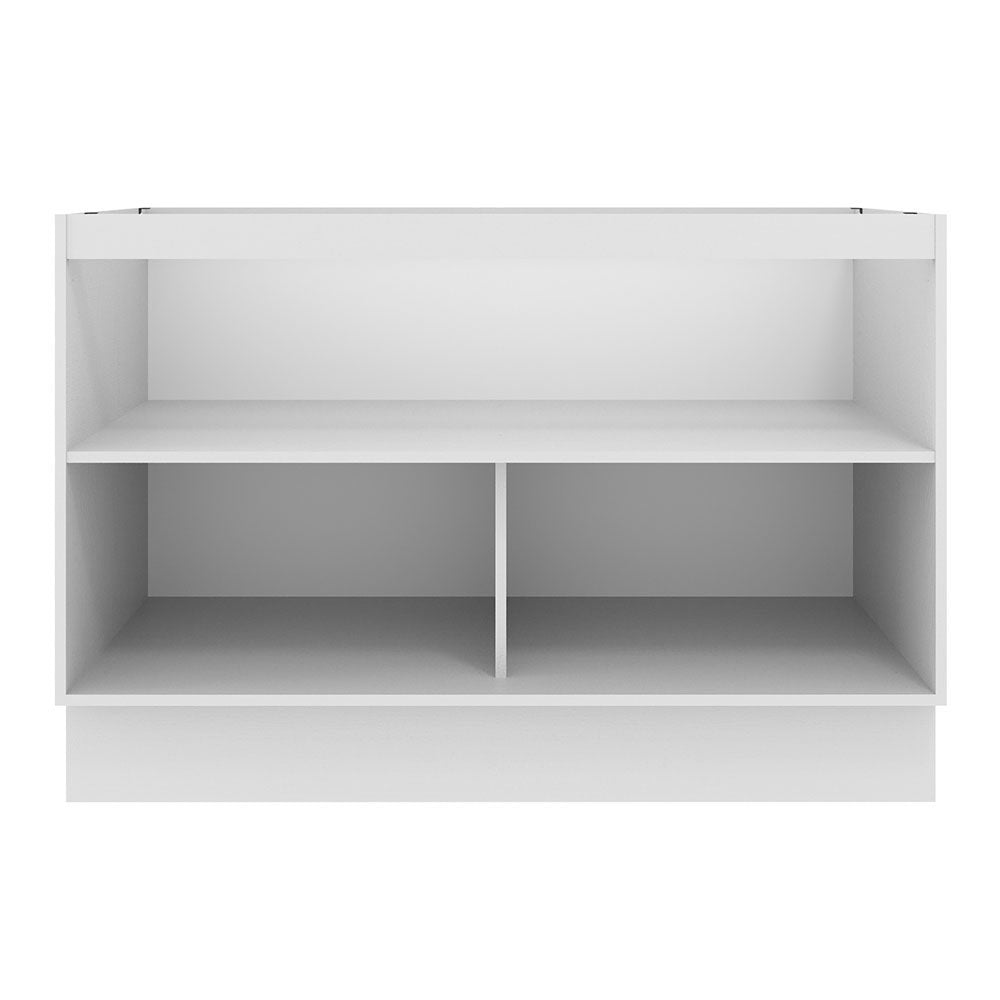 Mueble de Cocina para Fregadero Madesa Agata con 2 Puertas Blanco