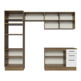 Cocina Integral 270cm Marrón/Blanco Agata 07