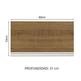 Alacena de Cocina Glamy 60 cm 1 Puerta Abatible