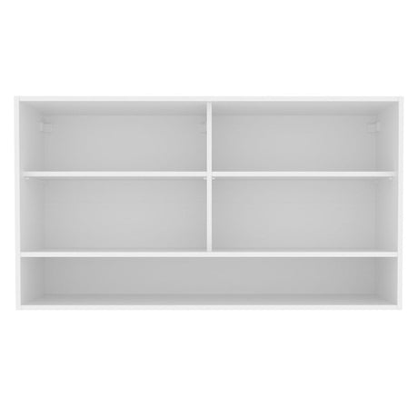 Alacena Madesa Glamy 2 Puertas Corredizas de Vidrio y 1 Nicho Blanco