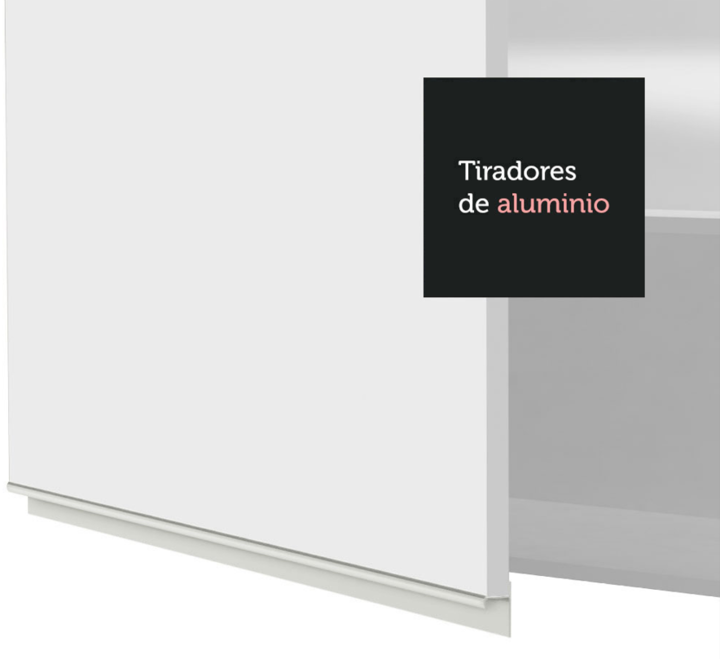 Alacena de Cocina Glamy 120 cm 2 Puertas con Cristal Reflex