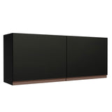 Gabinete Superior 120 x 50 cm 2 Puertas Reims Negro