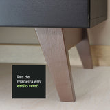 Cocina Integral Esquinera 452cm Negro Reims 01