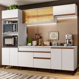 Cocina Integral 260cm Blanco Reims 02