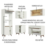 Cocina Integral Esquinera 332cm Blanco Reims 01