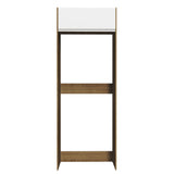 Mueble de Cocina Puerta-Refrigerador Madesa Glamy 1 Puerta Basculante Marrón/Blanco