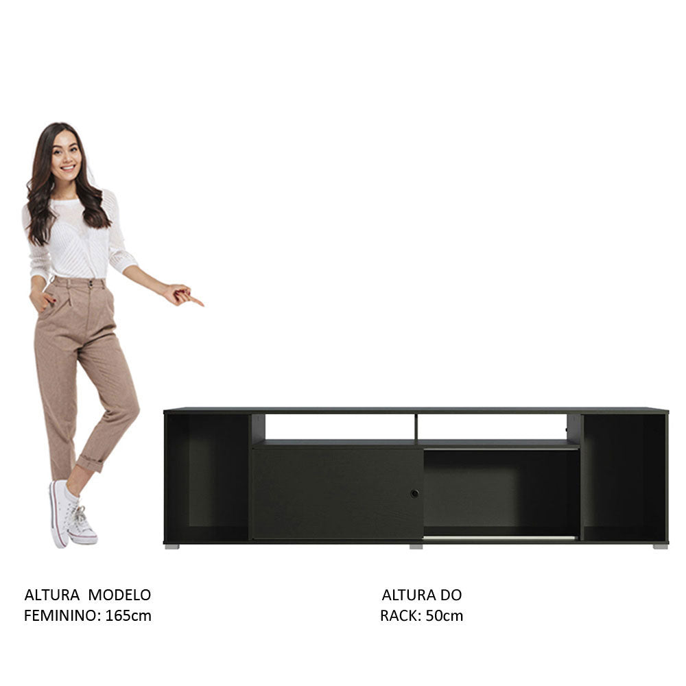 Mueble para TV de hasta 65 Pulgadas Cancún Negro