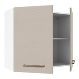 Alacena 70 cm 2 Puertas Blanco/Crema Agata Madesa