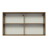 Alacena Madesa Glamy 120 cm 2 Puertas Marron/Blanco