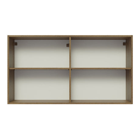 Alacena Madesa Glamy 120 cm 2 Puertas Marron/Blanco
