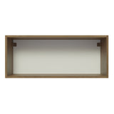 Alacena Madesa Glamy 80 cm 1 Puerta Basculante Marrón/Blanco