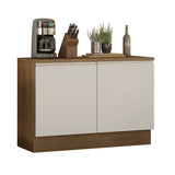 Mueble de Cocina Glamy 120 cm - Mostrador para Lavadero con Encimera